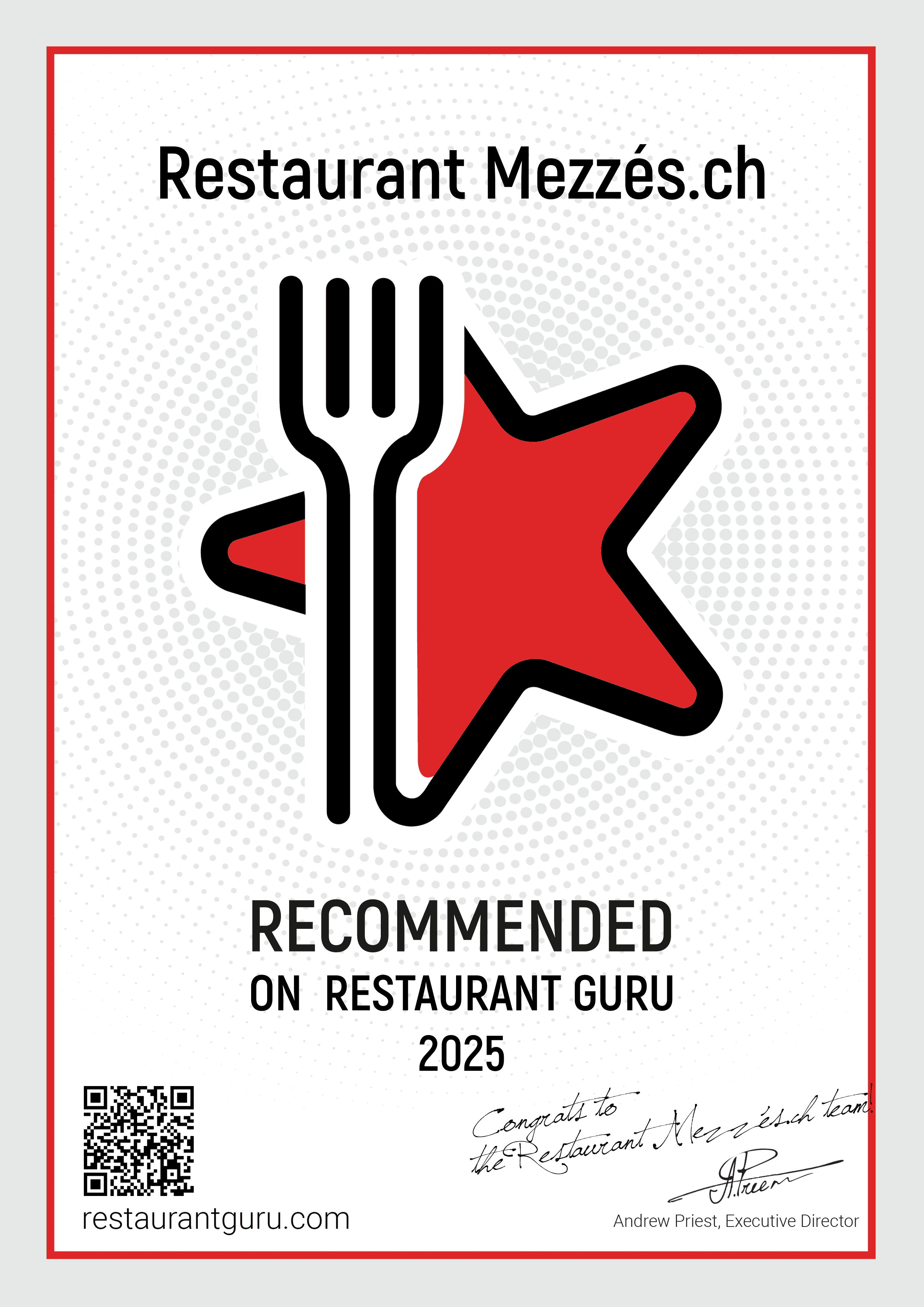 RestaurantGuru Certificate1 2025